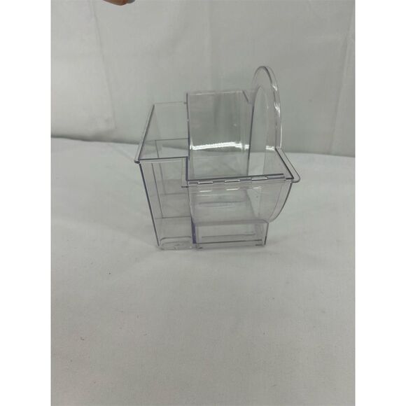 Pampered Chef Clear Acrylic Organizer Storage Case Paper Plates Picnic - Picture 2 of 5